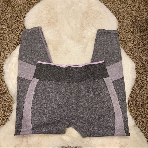 PINK Seamless Hi-Rise Leggings - Purple Size Large - Picture 9 of 9